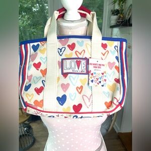 Brighton Red, White and You Mini Tote New with Tag